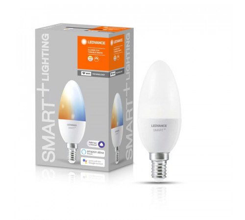 Лампа светодиодная SMART+ WiFi Candle Tunable White 40 5Вт/2700-6500К E14 LEDVANCE 4058075485556