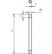 Труба с резьбой горячее цинк. M63 3000мм SM63W FT (дл.3м) OBO 2046540