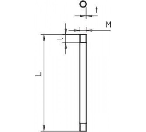 Труба с резьбой горячее цинк. M63 3000мм SM63W FT (дл.3м) OBO 2046540