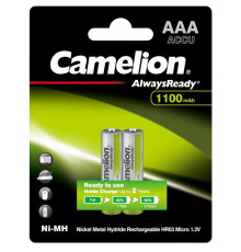 Аккумулятор Always Ready AAA-1100mAh Ni-Mh BL-2 NH-AAA1100BP2 1.2В Camelion 15037