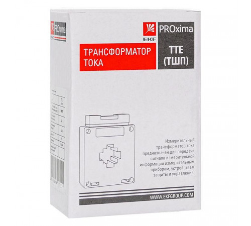 Трансформатор тока ТТЕ 40 500/5А кл. точн. 0.5 PROxima EKF tte-40-500/tc-40-500-0.5