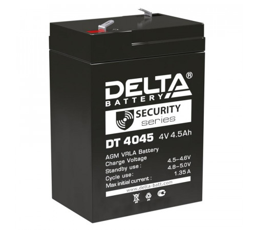 Аккумулятор ОПС 4В 4.5А.ч для прожекторов Delta DT 4045