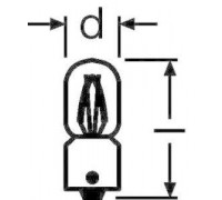 Лампа автомобильная 3893-02B 4W BA9s 12V (блист.2шт) OSRAM 4050300647609