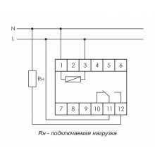 Реле времени PCR-513 8А 230В 1 перекл. IP20 задержка включ. монтаж на DIN-рейке F&F EA02.001.003