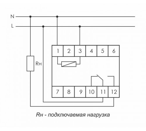 Реле времени PCR-513 8А 230В 1 перекл. IP20 задержка включ. монтаж на DIN-рейке F&F EA02.001.003