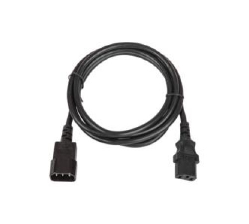 Кабель питания разъем C14 IEC 60320/разъем C13 IEC 60320 3х0.75кв.мм 250В 6А 1.8м черн. TLK TLK-PCM06-018