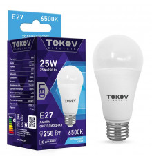 Лампа светодиодная 25Вт А60 6500К Е27 176-264В TOKOV ELECTRIC TKE-A60-E27-25-6.5K