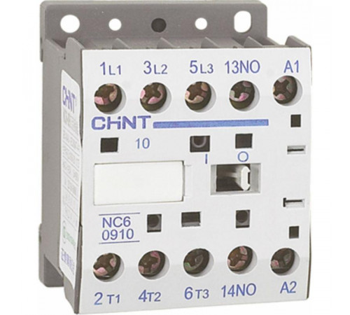 Контактор NC6-0901 9А кат. 24В AC 1НЗ (R) CHINT 247479