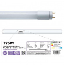 Лампа светодиодная 18Вт линейная T8 4000К G13 176-264В (TKL) TOKOV ELECTRIC TKL-T8/G-G13-18-4K