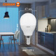 Лампа светодиодная LED Value LVCLP75 10SW/865 10Вт шар матовая E14 230В 10х1 RU OSRAM 4058075579774