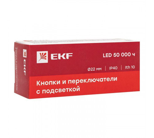 Переключатель BD21 2P с зел. подсветкой 230В NO PROxima EKF xb2-bk21-g-230