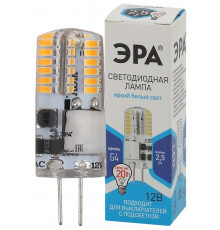 Лампа светодиодная LED-JC-2.5W-12V-SLC-840-G4 JC 2.5Вт капсульная 4000К нейтр. бел. G4 12В Эра Б0049090