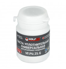 Паста уплотнительная универсальная 25г (вода. газ) (150) VALFEX VF.PU.25.G