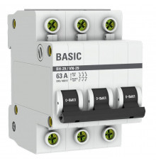 Выключатель нагрузки 3п 63А ВН-29 Basic EKF SL29-3-63-bas