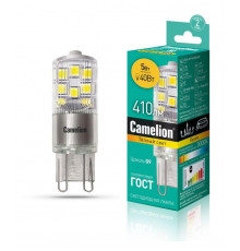 Лампа светодиодная LED5-G9-NF/830/G9 5Вт 220В Camelion 13704