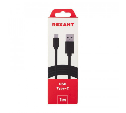 Шнур USB 3.1 type C (мАle) - USB 2.0 (мАle) 1м Rexant 18-1881