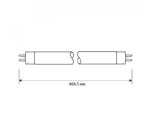 Лампа люминесцентная FT4-16W/54 16Вт T4 6500К G5 Camelion 3372