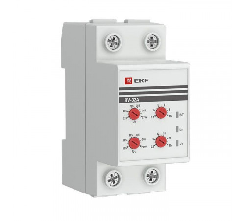 Реле напряжения RV-32A (сквозное подкл.) EKF rv-32a