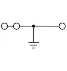 Клемма заземления STS 2.5-TWIN-PE Phoenix Contact 3031733