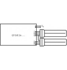 Лампа люминесцентная компакт. DULUX D/E 26W/840 G24q-3 OSRAM 4050300020303