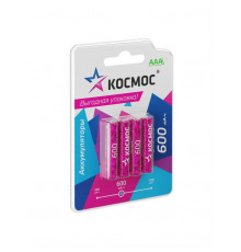 Аккумулятор AAA/R03 600мА.ч NI-MN BP-4 (блист.4шт) КОСМОС KOCR03NIMH600mAh4BL