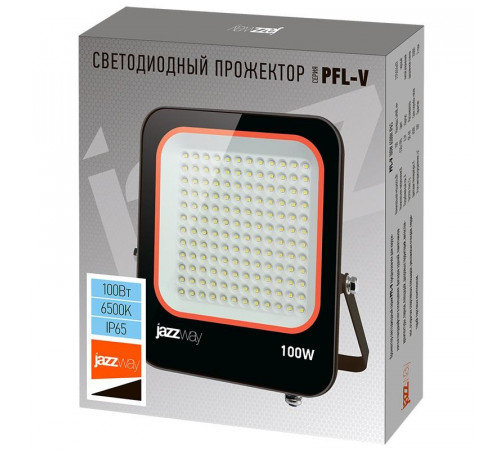 Прожектор светодиодный PFL-V 100Вт 6500К IP65 ДО Pro JazzWay 5039759