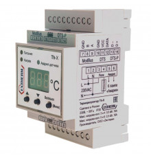 Термостат универсальный одноканальный для управления системами электрообогрева с передачей данных через интерфейс RS-485 по протоколу MOD_BUS/RTU EXTHERM Th-X