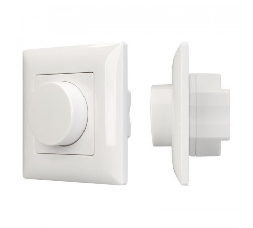 Панель роторная SMART-P14-DIM-IN White 230В 3А 0-10В Rotary 2.4G IP20 пластик. Arlight 025037