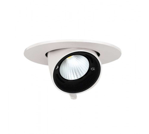 Светильник светодиодный PLED DL4 WH Downlight 18Вт 4000К IP40 24град. ДВО встраив. поворотн. Pro+ JazzWay 5021884