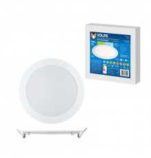 Светильник светодиодный ULP-Q202 R170-12W/NW WHITE LED 12Вт 4500К IP20 (Даунлайт) бел. VOLPE UL-00000709