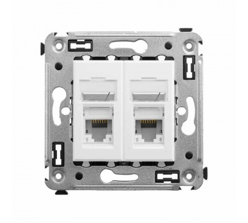 Розетка компьютерная 2-м СП Avanti "Белое облако" RJ45 кат.6 DKC 4400294