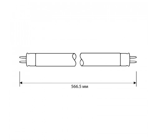 Лампа люминесцентная FT4-20W/54 20Вт T4 6500К G5 Camelion 3373