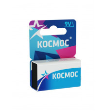 Элемент питания солевой "крона" 6F22 (блист.1шт) КОСМОС KOC6F221BL