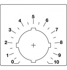 Шильдик для потенциометра (со шкалой) ABB SK615562-88