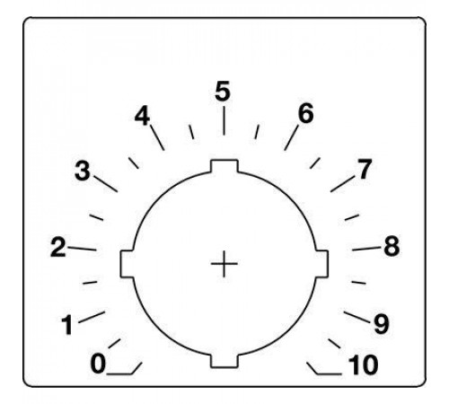 Шильдик для потенциометра (со шкалой) ABB SK615562-88