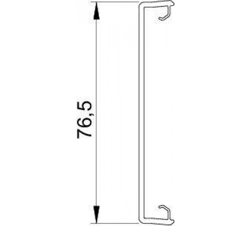 Крышка для короба L2000 ПВХ (дл.2м) GK-OTGRW OBO 6278680