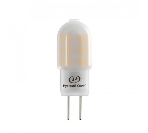 Лампа светодиодная RS LED C G4 2W 220-240V 2700К 2Вт capsule 200лм Ra 90 Русский Свет 15010845083