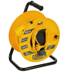 Удлинитель на катушке 1х40м Garden УК40 2P 2х1.0кв.мм IEK GD-KP50-10-01-40