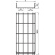 Лоток проволочный 300х55 L3000 сталь 4.8мм GRM 55 300 G оцинк. OBO 6001448