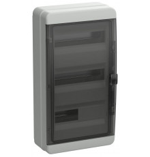 Корпус пластиковый КМПн-36 IP65 черн. прозр. дверь TEKFOR IEK TF5-KP72-N-36-65-K03-K02