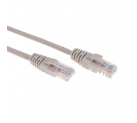 Патч-корд U/UTP CAT 6 RJ45-RJ45 26AWG LSZH сер. 1м Rexant 02-0290-1