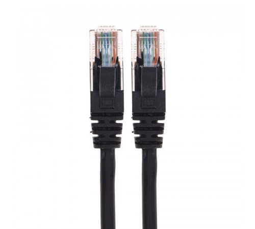 Патч-корд U/UTP CAT 5e RJ45-RJ45 26AWG LSZH черн. 2м Rexant 02-0102-2