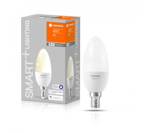 Лампа светодиодная SMART+ WiFi Candle Dimmable 40 5Вт/2700К E14 LEDVANCE 4058075485532