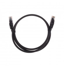 Патч-корд U/UTP CAT 6 RJ45-RJ45 26AWG LSZH черн. 1м Rexant 02-0292-1