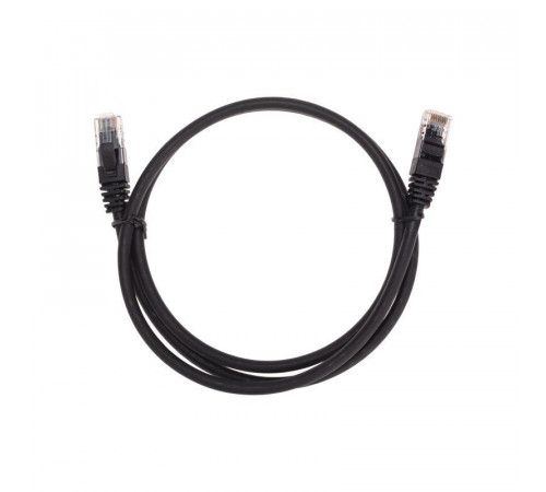 Патч-корд U/UTP CAT 6 RJ45-RJ45 26AWG LSZH черн. 1м Rexant 02-0292-1