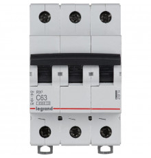 Выключатель автоматический модульный 3п C 63А 4.5кА RX3 Leg 419714