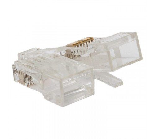 Коннектор RJ45 (8P8C) кат.6 неэкранир. 30мкд универс. (уп.20шт) TERACOM PRO EKF TRP-PLUG-6UTP-20