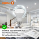 Лампа светодиодная LED Value LV R63 60 8SW/840 8Вт рефлектор матовая E27 230В 10х1 RU OSRAM 4058075581913