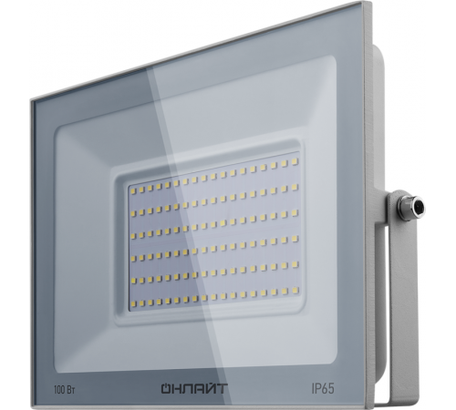 Прожектор светодиодный 90 140 OFL-100-6K-WH-IP65-LED 100Вт 6000К IP65 8000лм бел. ОНЛАЙТ 90140