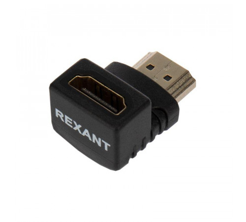 Переходник аудио гнездо HDMI - штекер HDMI угловой блист. Rexant 06-0176-A